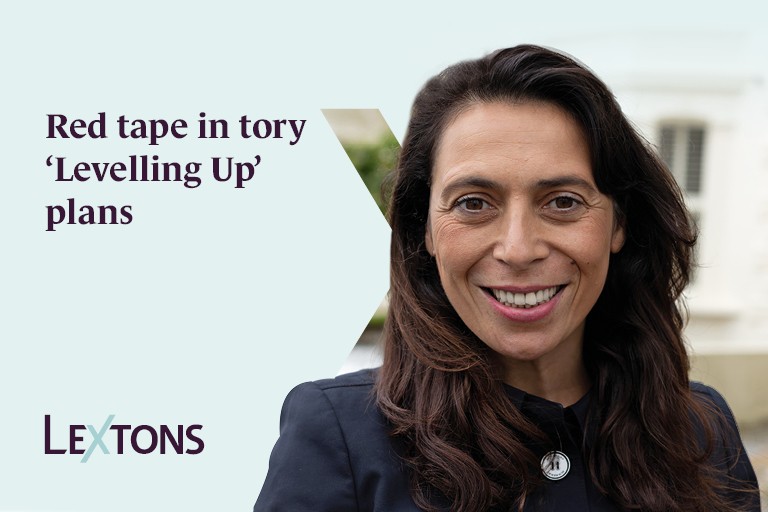 Red tape in tory 'Levelling Up' plans 