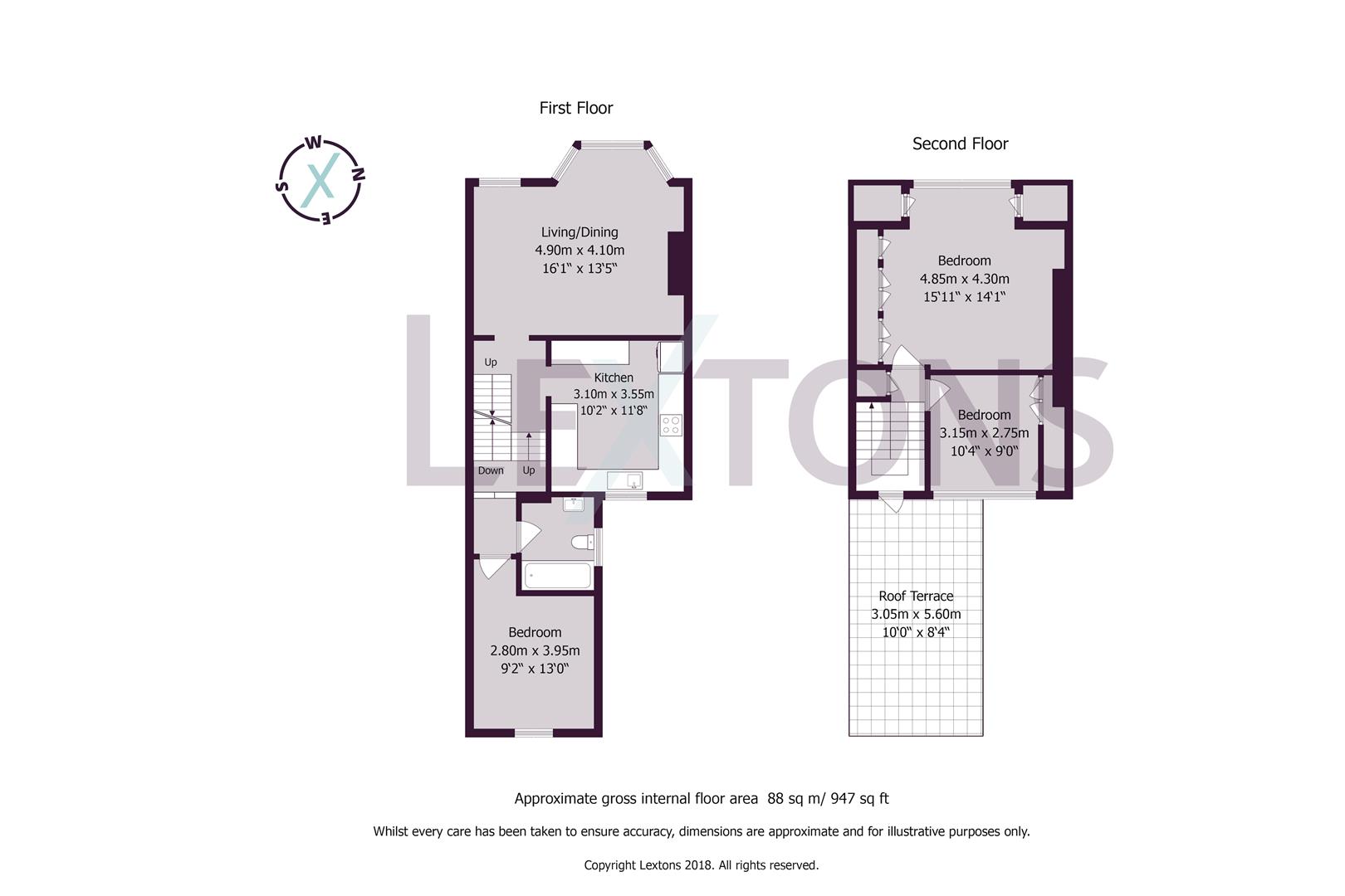 Floorplans For Westbourne Street, Hove