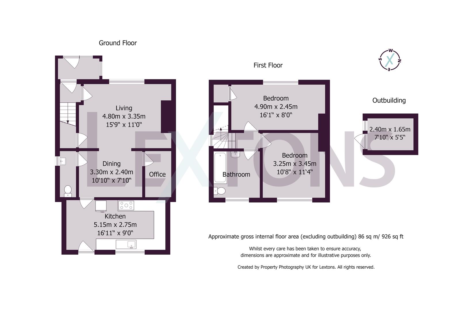 Floorplans For Chester Avenue, Worthing