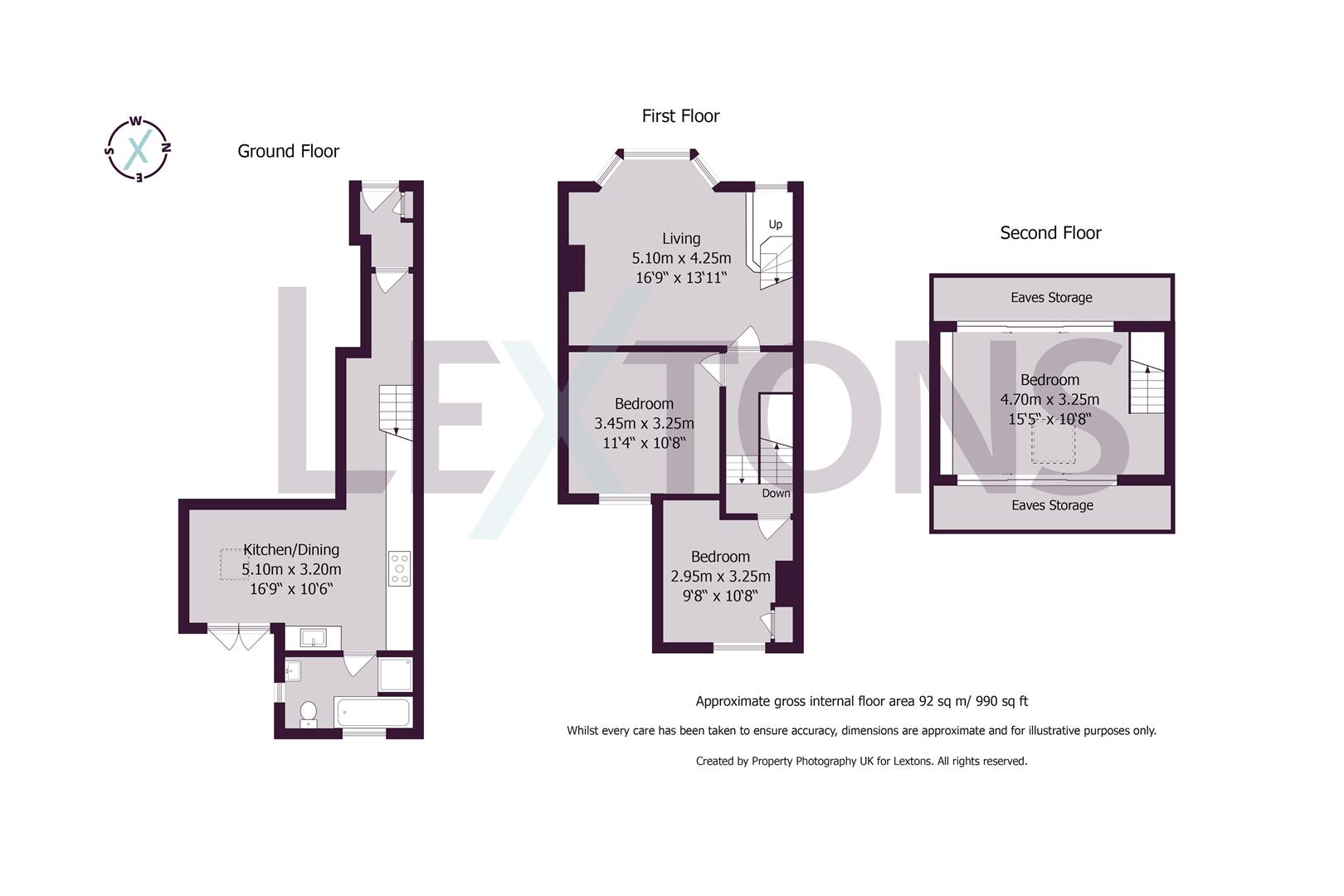 Floorplans For Westbourne Street, Hove