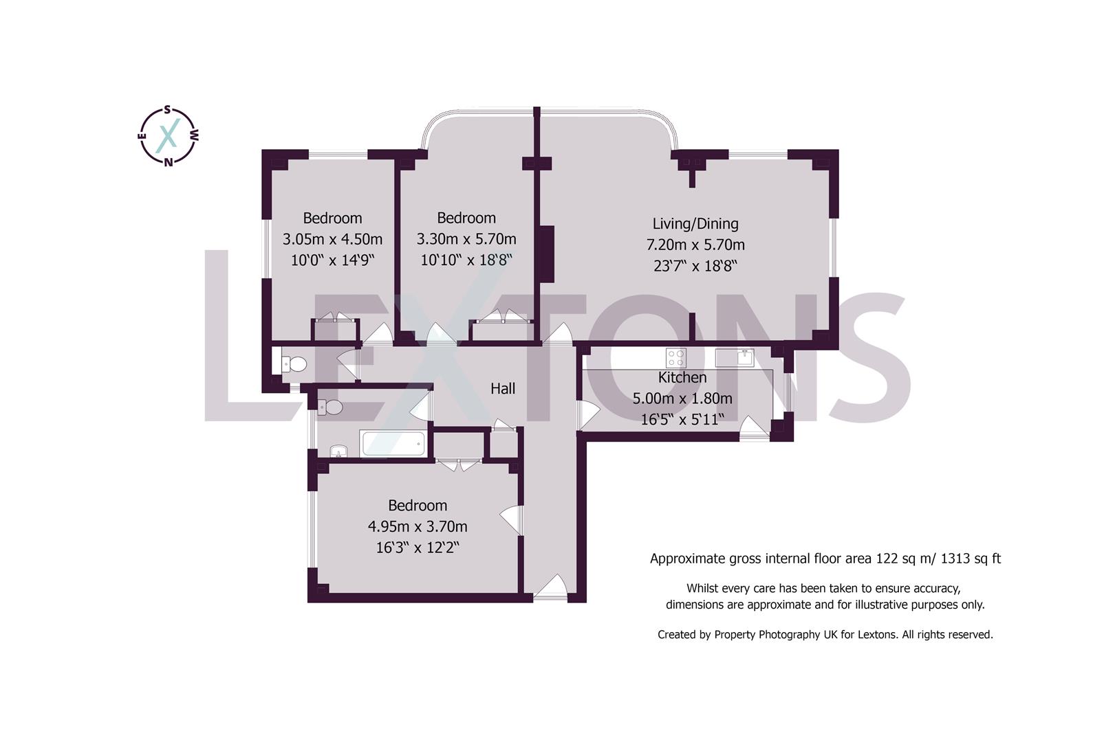 Floorplans For Furze Hill, Hove