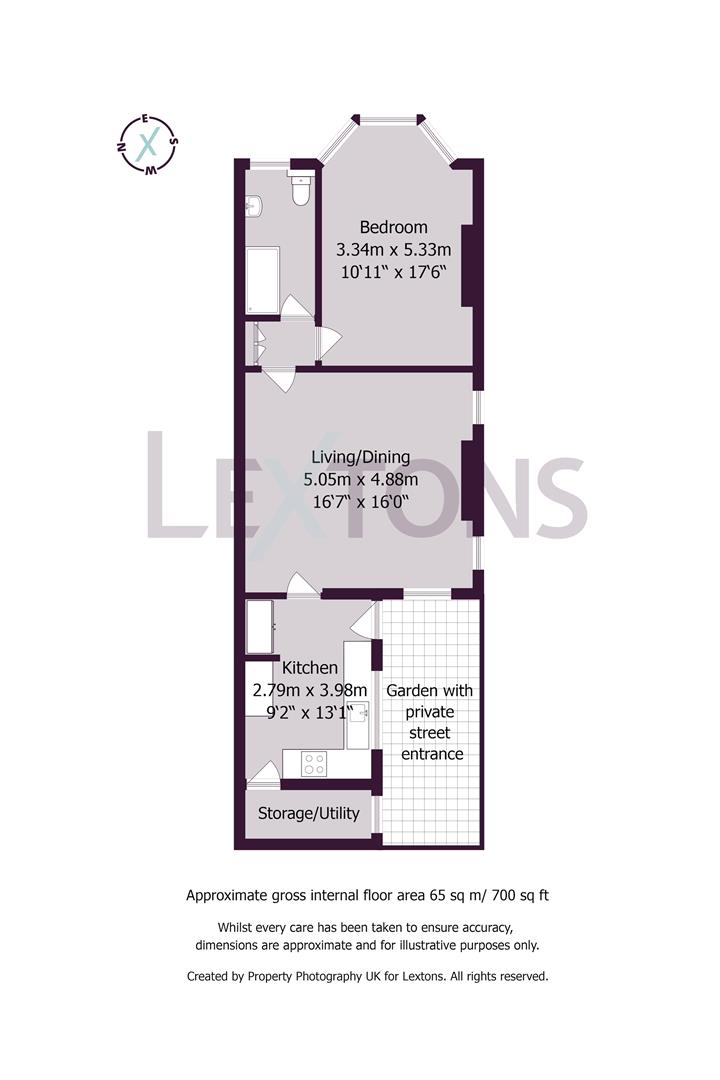 Floorplans For Sackville Road, Hove