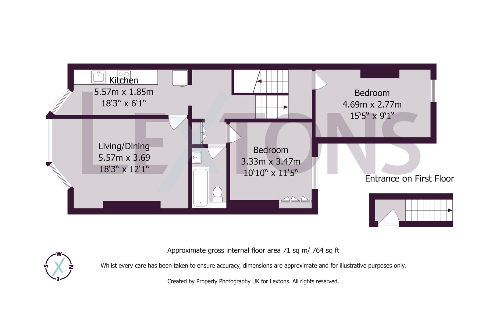 Floorplans For Goldsmid Road, Hove