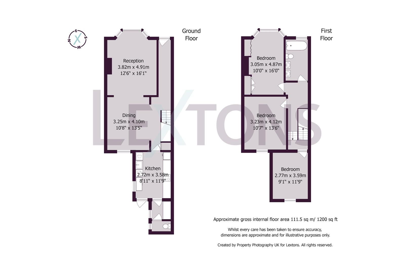 Floorplans For Brooker Street, Hove