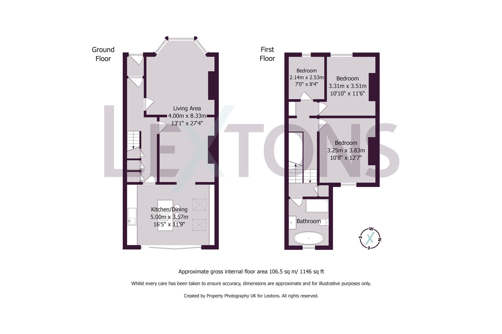 Floorplans For Trafalgar Road, Portslade, Brighton