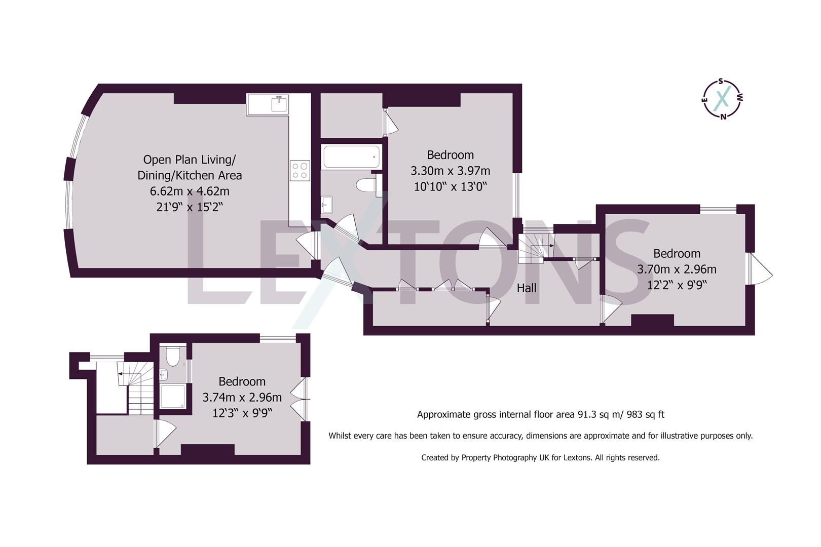 Floorplans For Brunswick Place, Hove