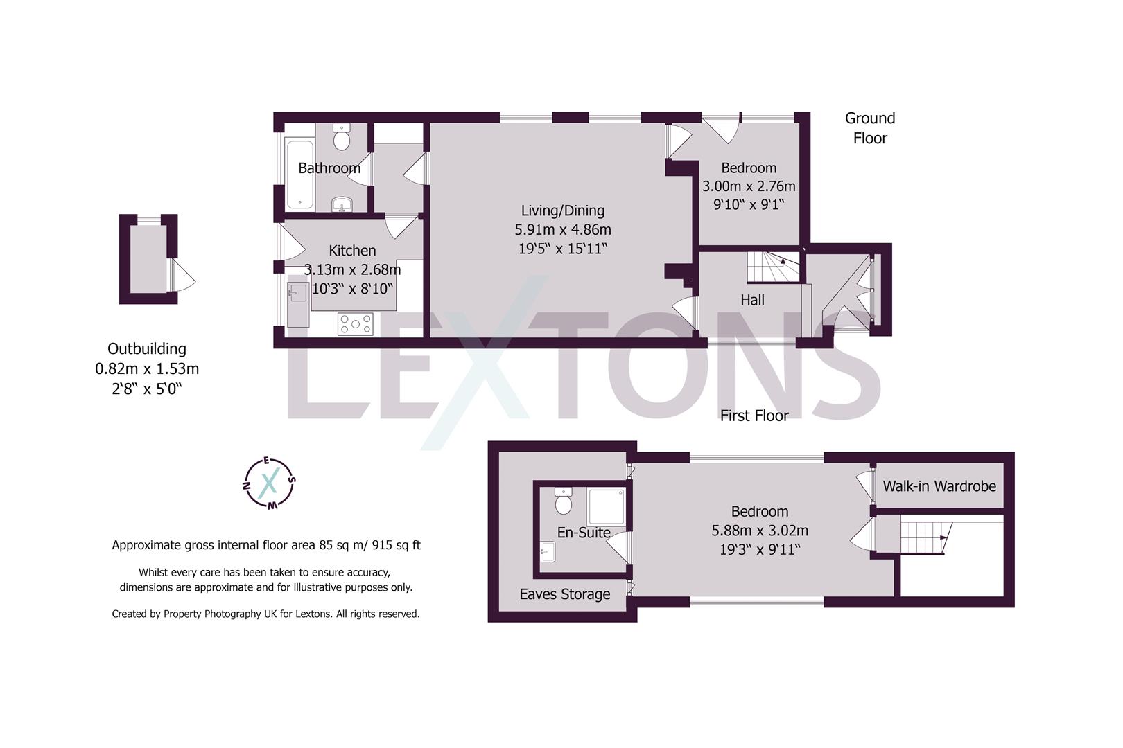 Floorplans For Grand Avenue, Hove