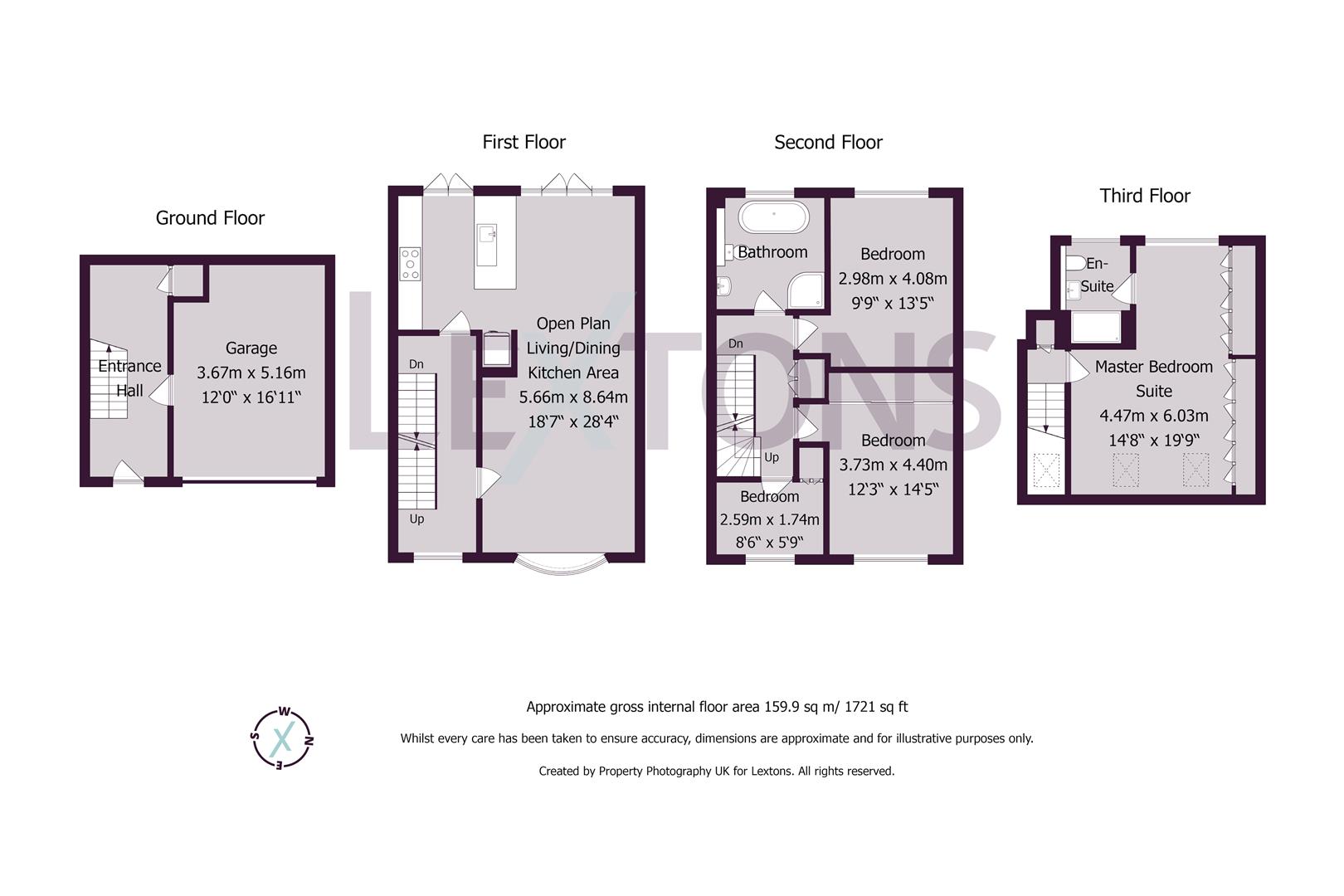 Floorplans For New Barn Close, Portslade, Brighton