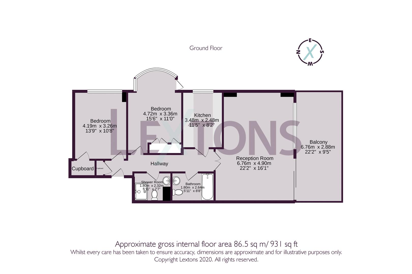 Floorplans For Queens Gardens, Hove