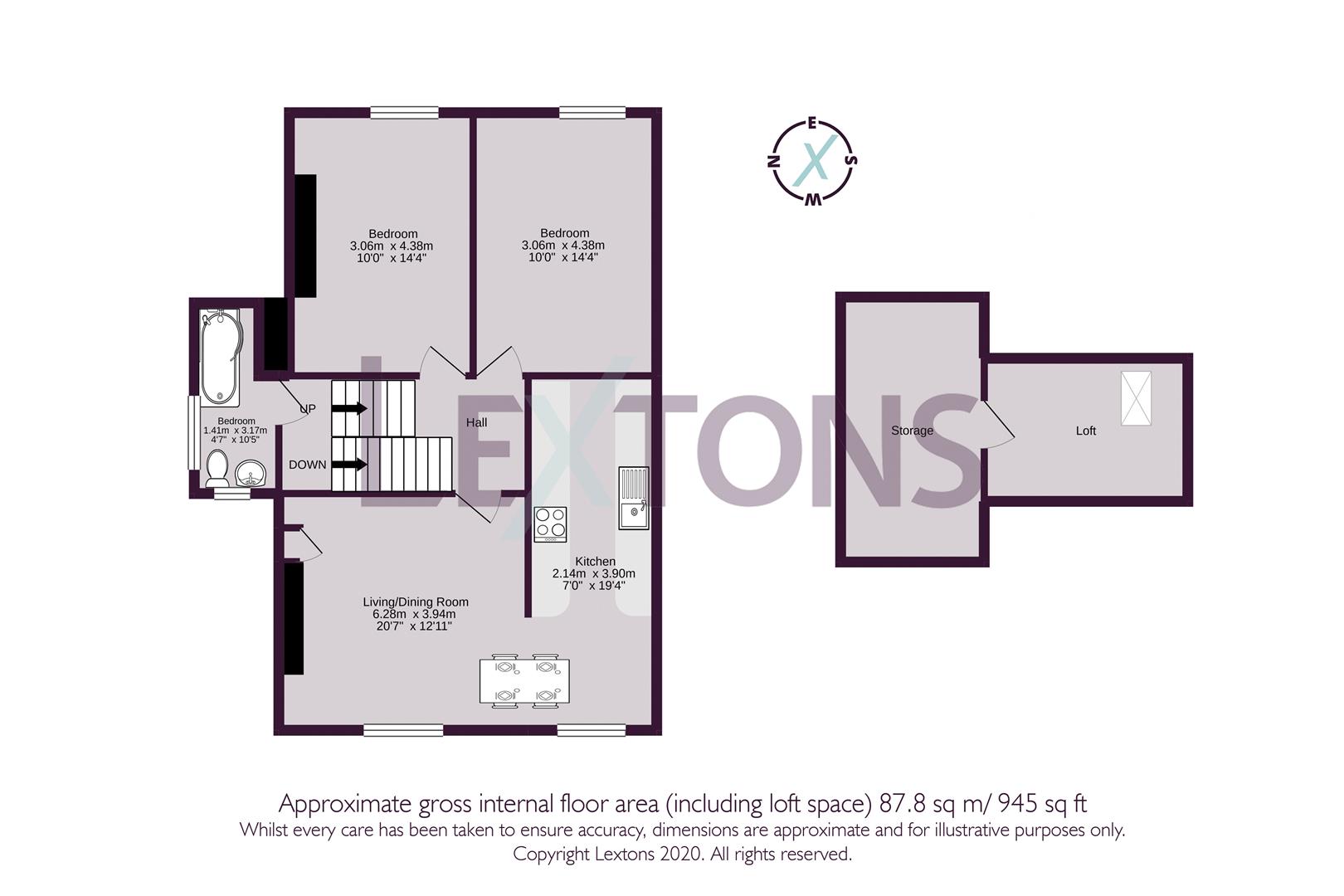 Floorplans For Selborne Road, Hove