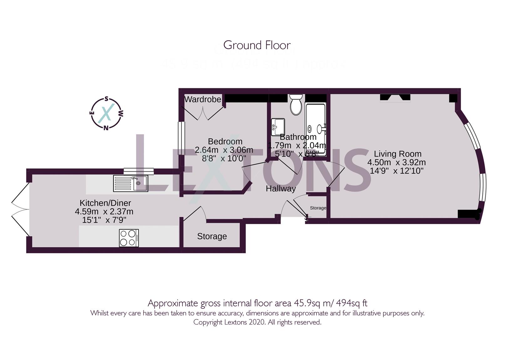 Floorplans For Lansdowne Place, Hove