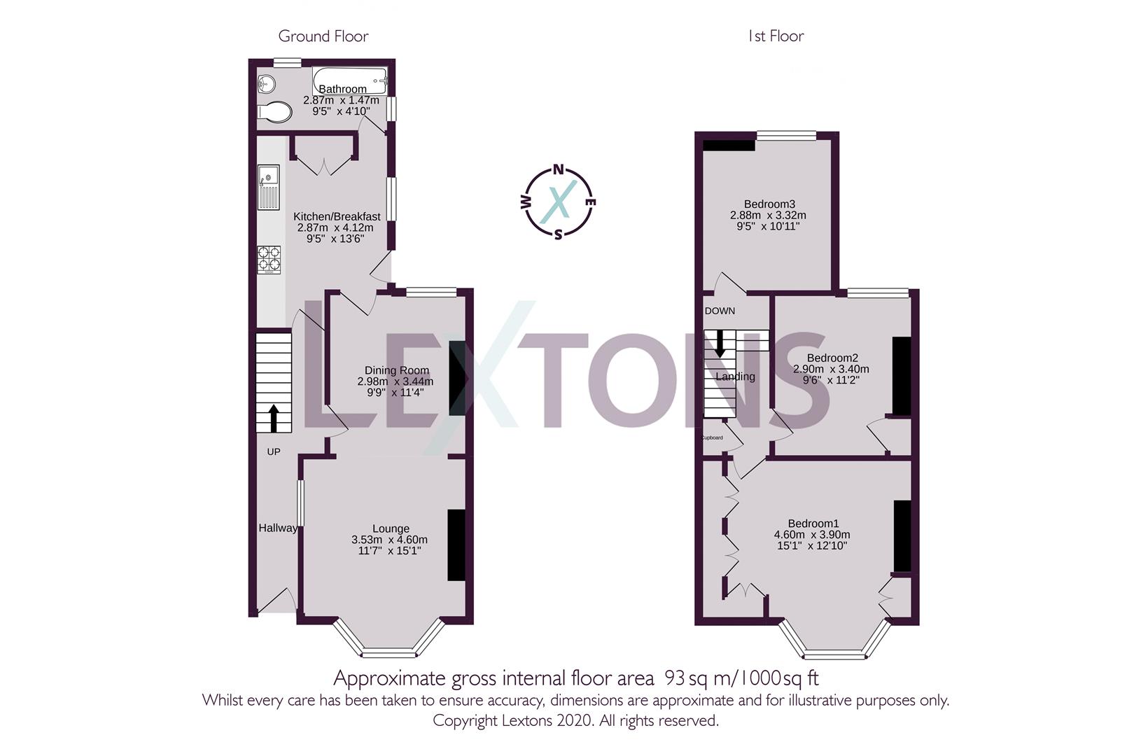 Floorplans For Coleridge Street, Hove