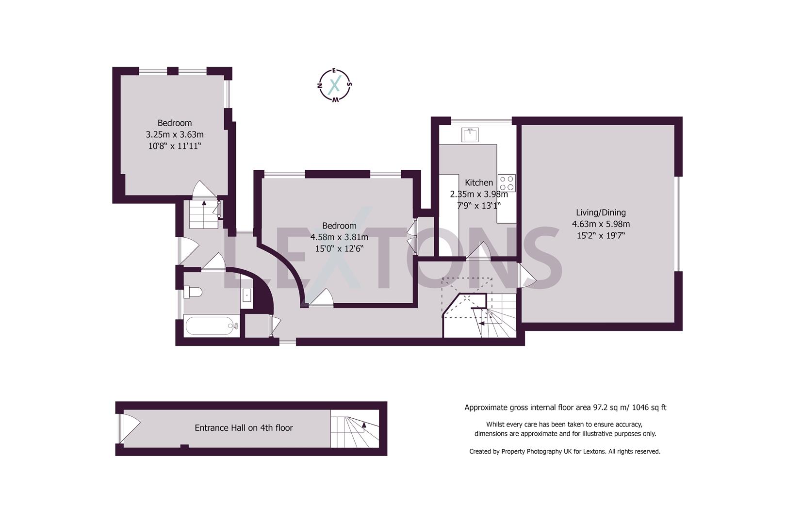 Floorplans For Kings Gardens, Hove