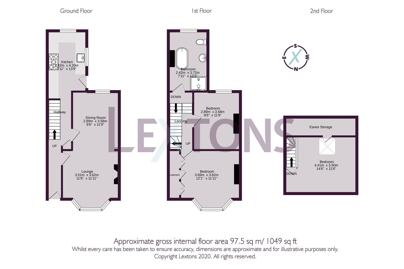 Floorplans For Cowper Street, Hove