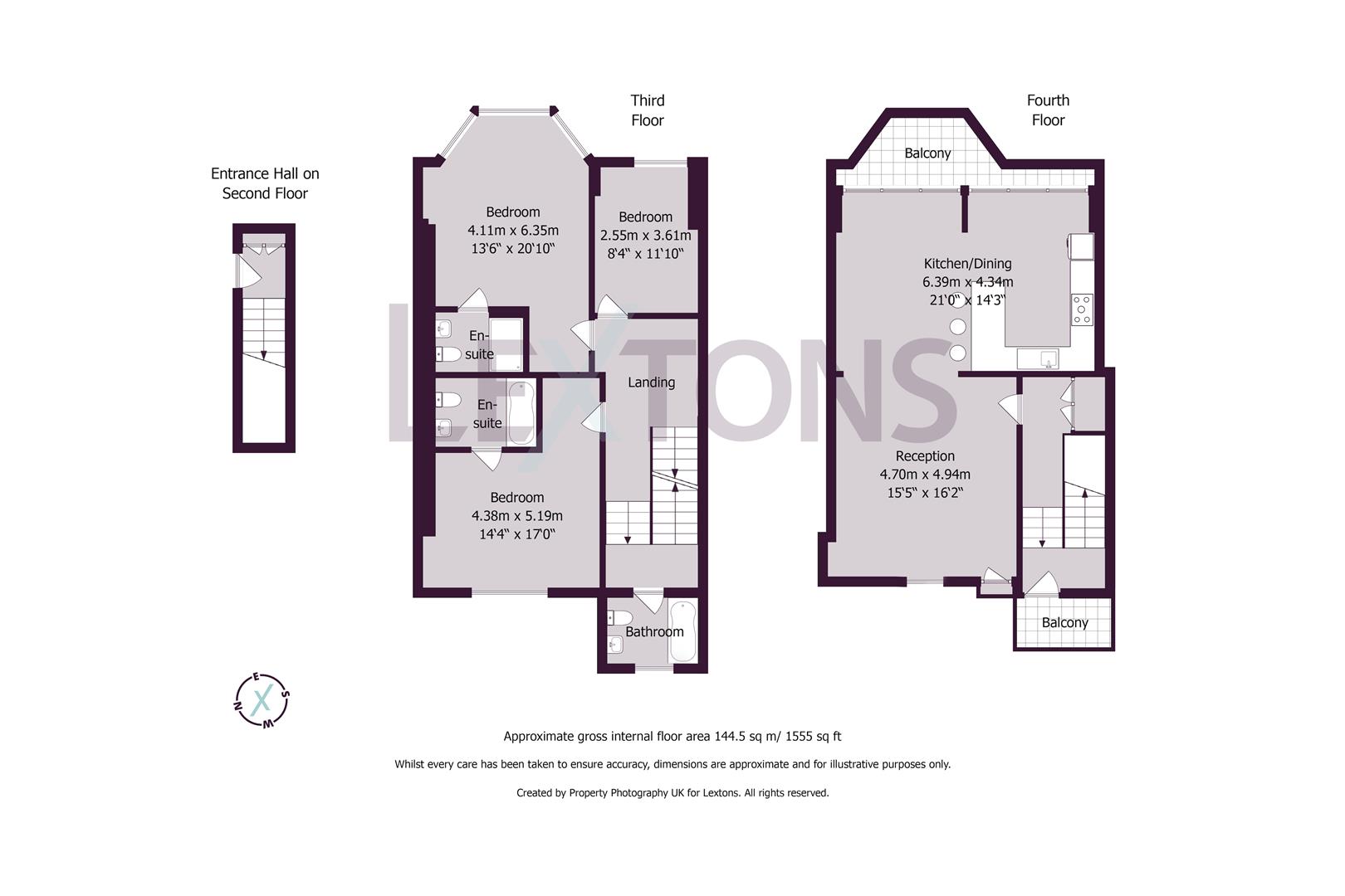 Floorplans For St. Aubyns, Hove