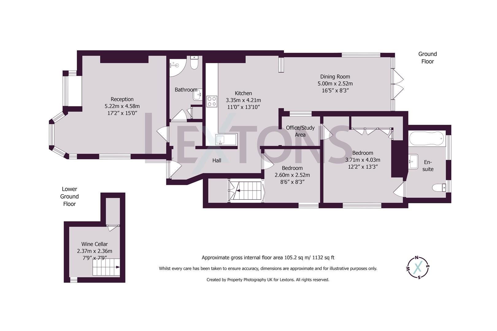 Floorplans For Sackville Road, Hove