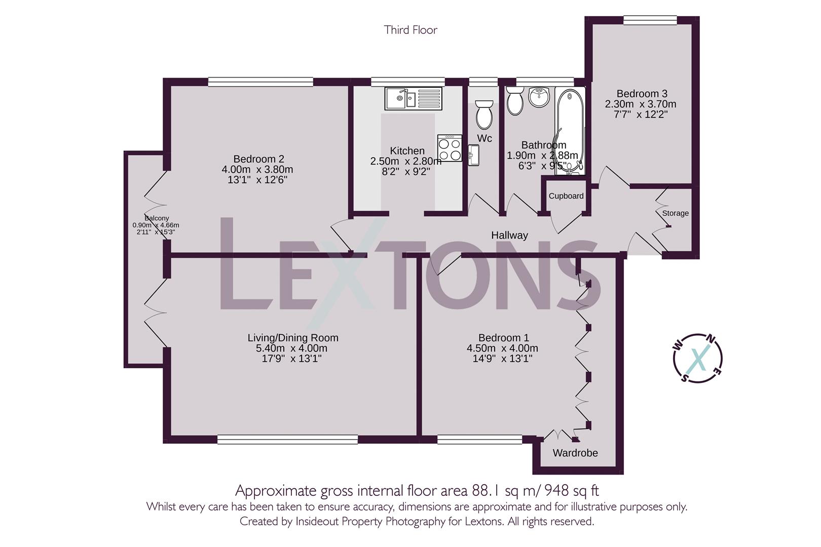 Floorplans For Dyke Road Avenue, Hove