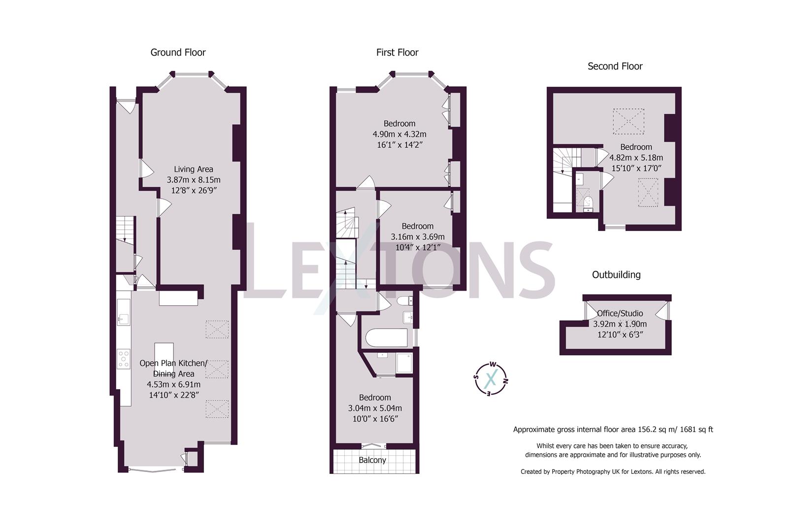 Floorplans For Waldegrave Road, Brighton