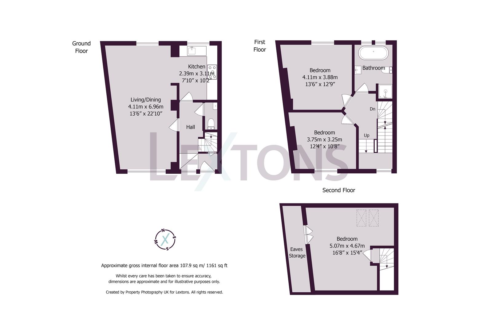 Floorplans For Cambridge Grove, Hove