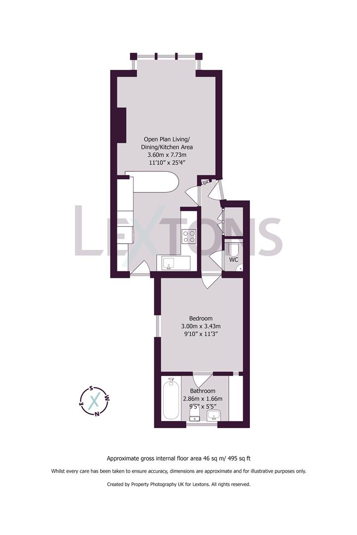 Floorplans For Cowper Street, Hove