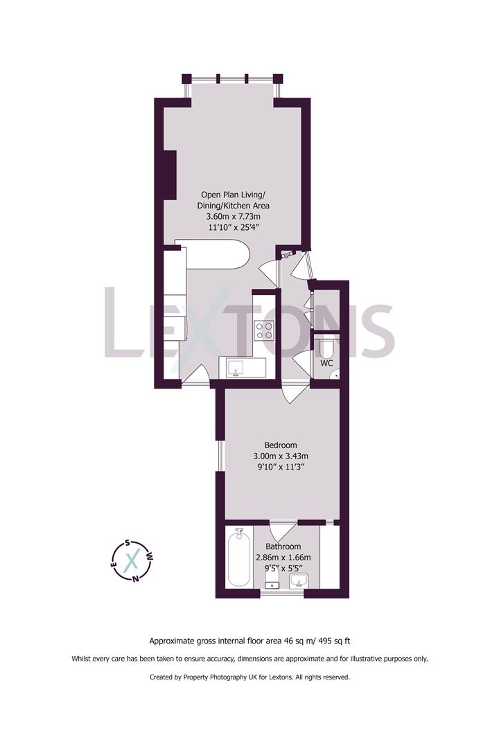 Floorplans For Cowper Street, Hove