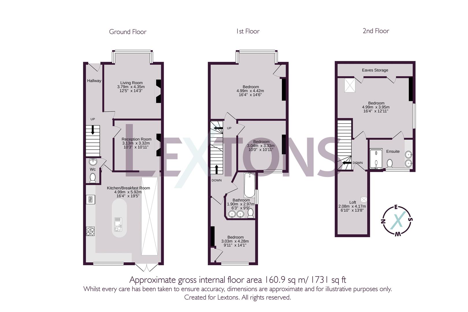 Floorplans For Glendor Road, Hove