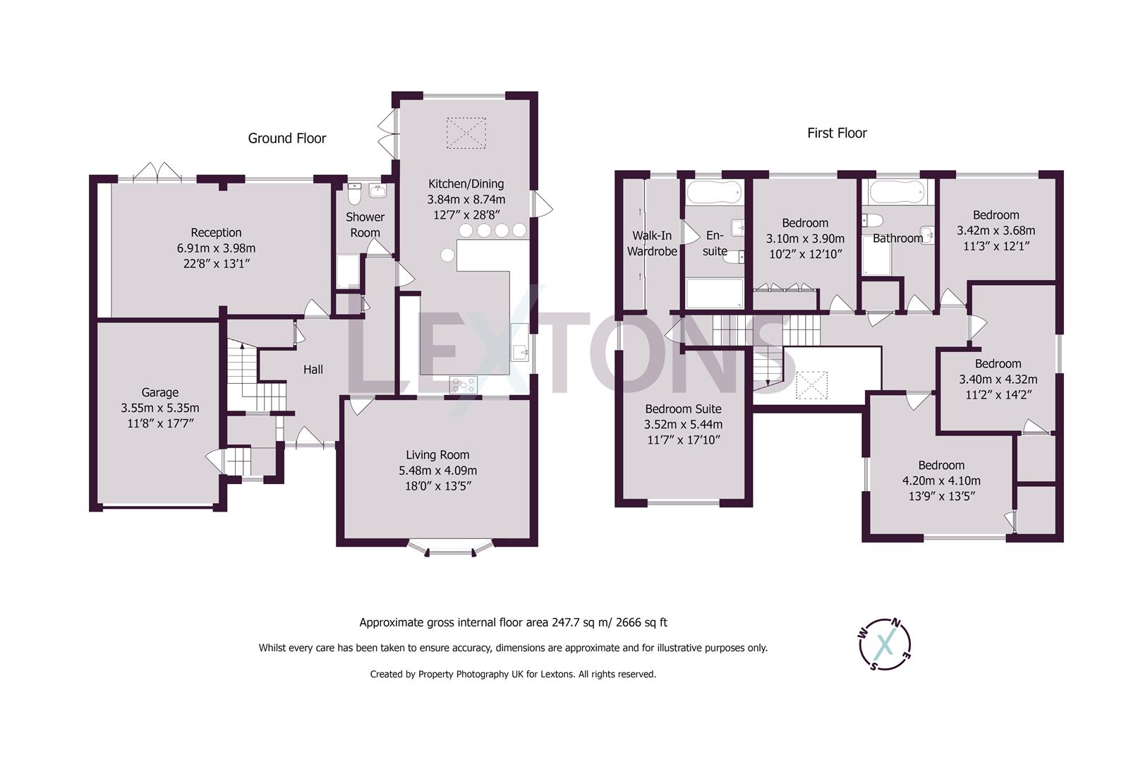 Floorplans For Hill Drive, Hove