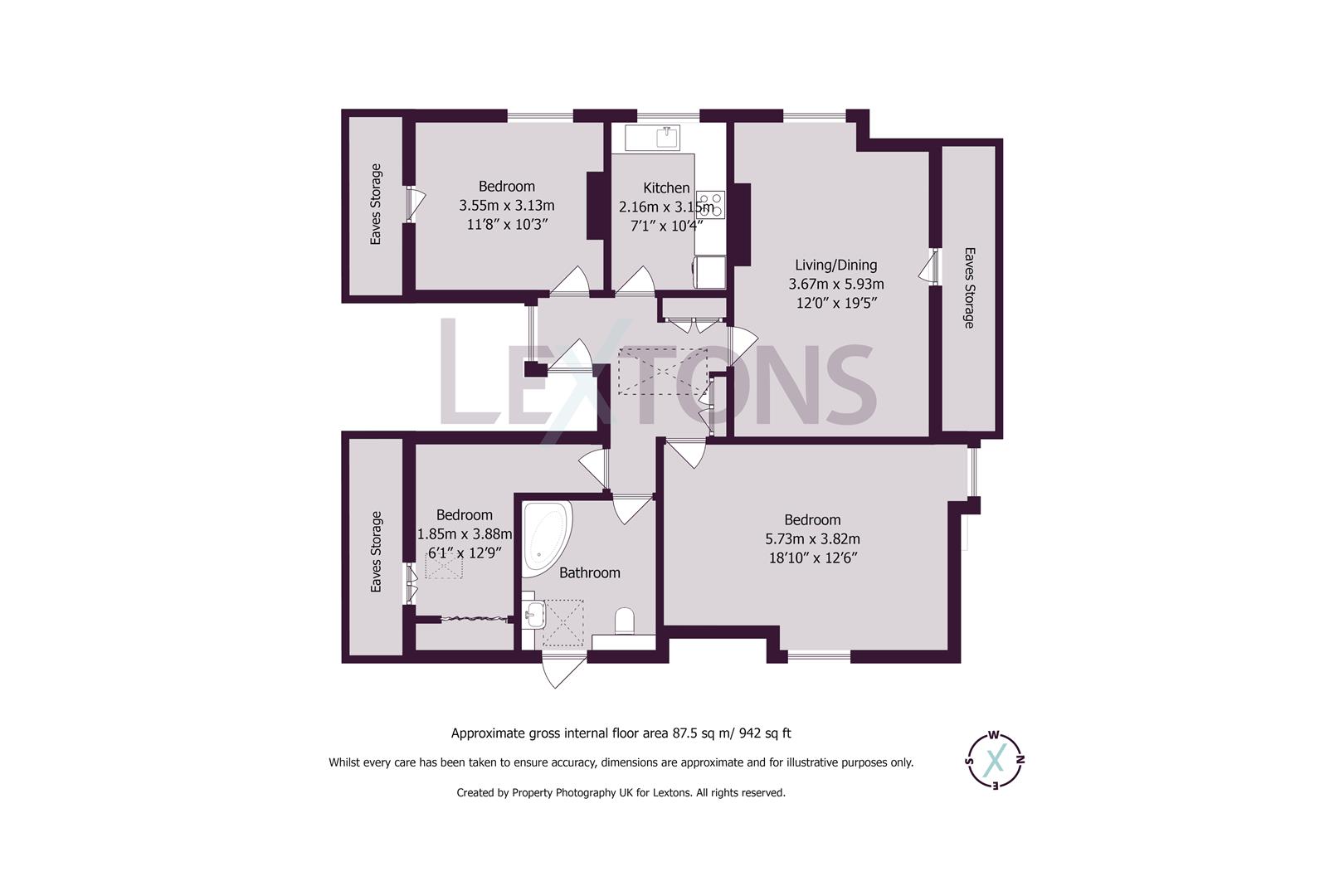 Floorplans For Grand Avenue, Hove