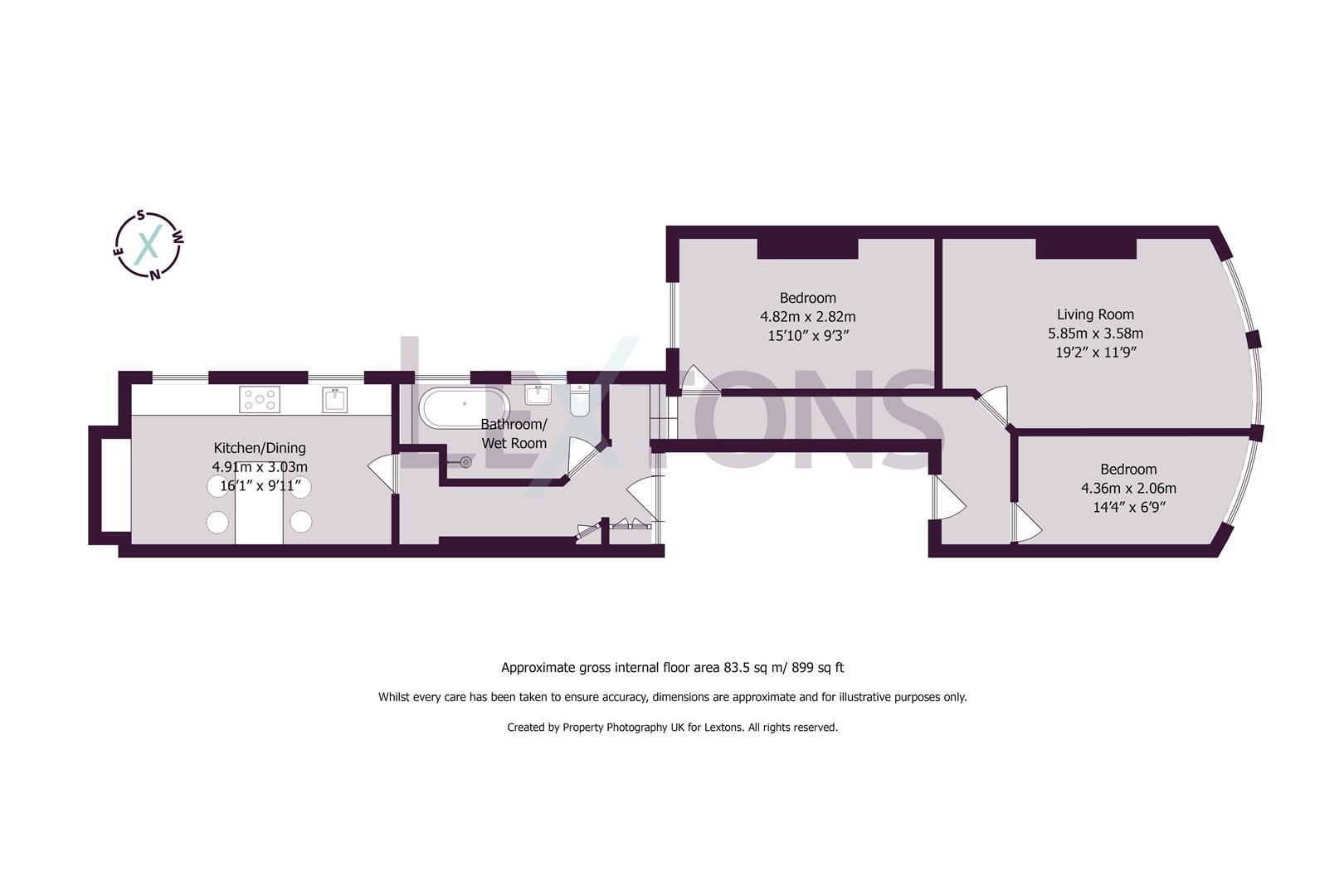 Floorplans For Lansdowne Place, Hove