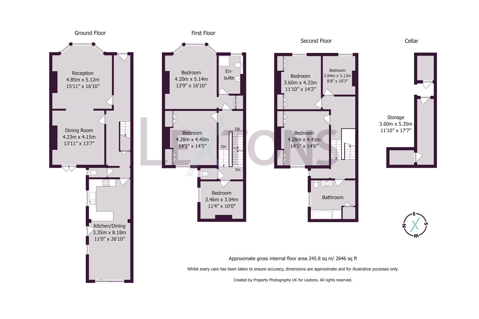 Floorplans For Westbourne Villas, Hove