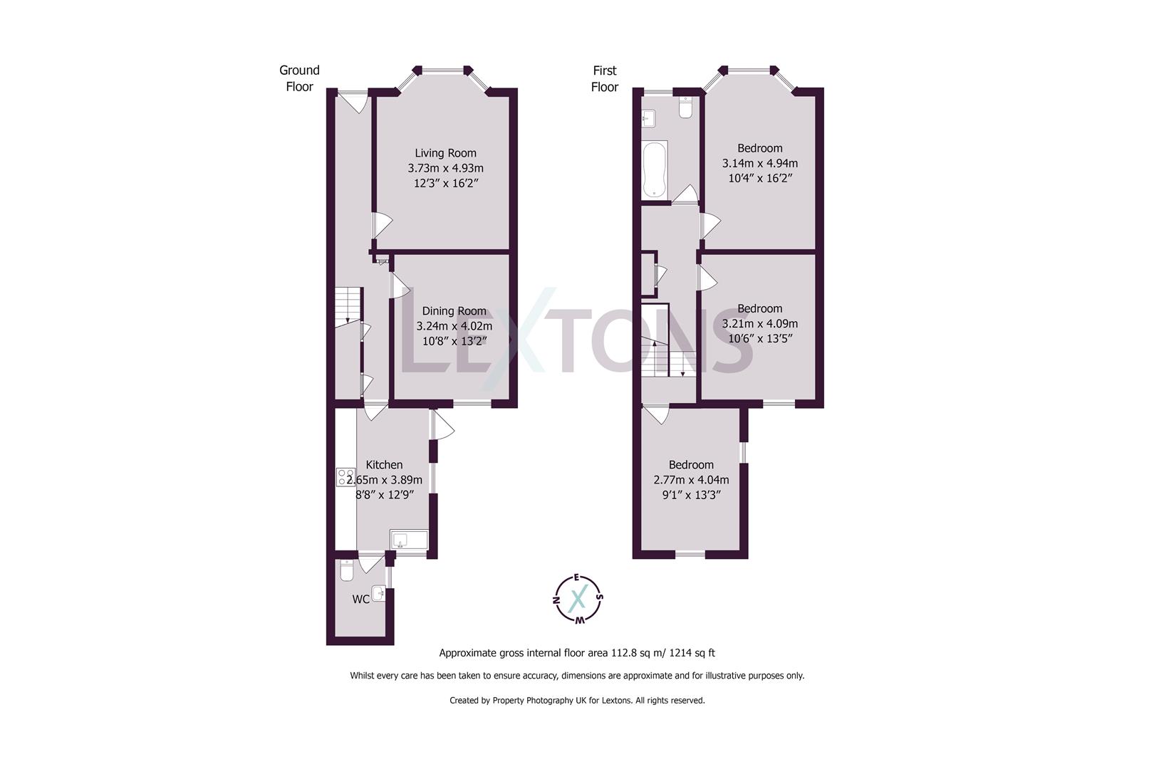 Floorplans For Brooker Street, Hove