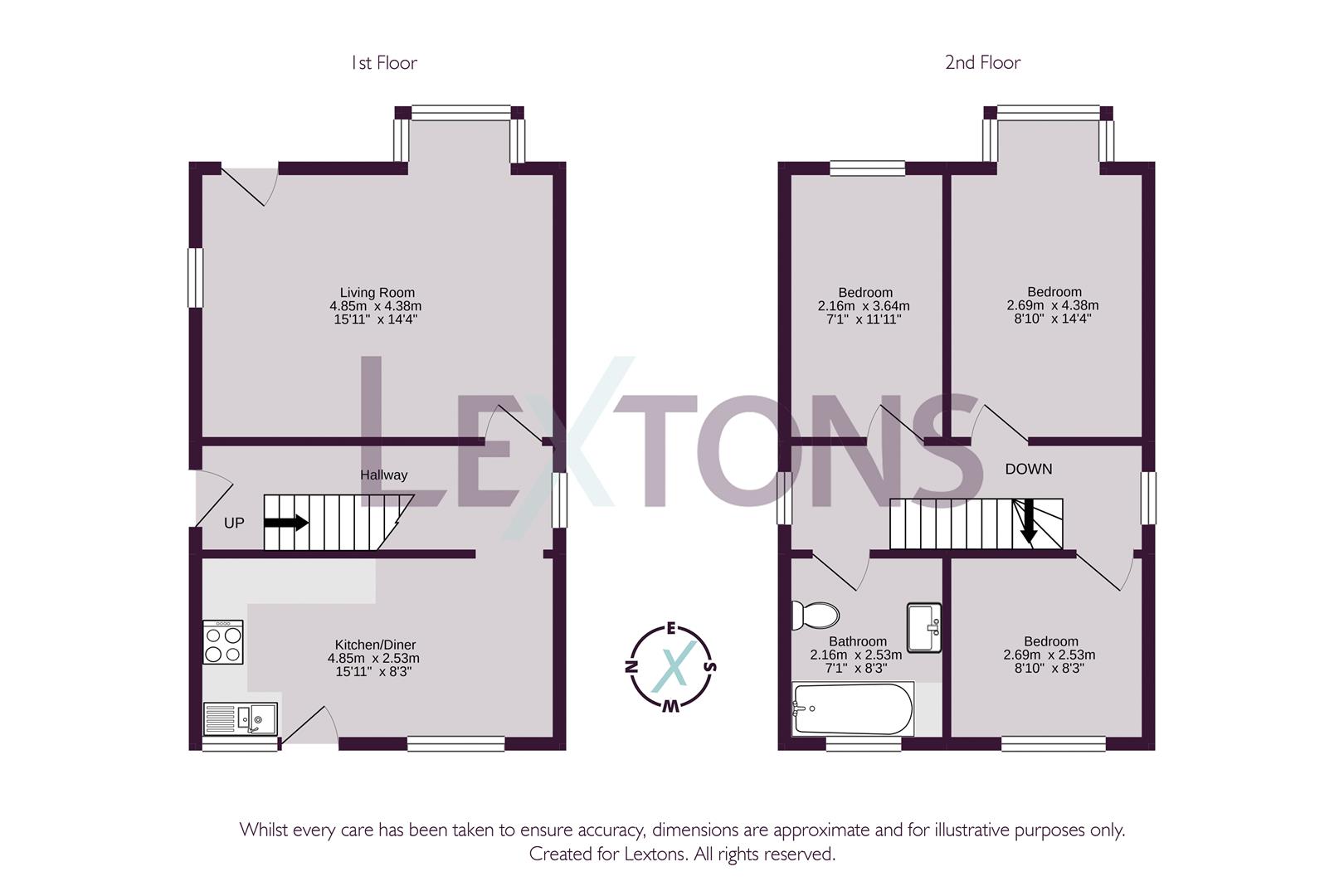 Floorplans For Erroll Road, Hove