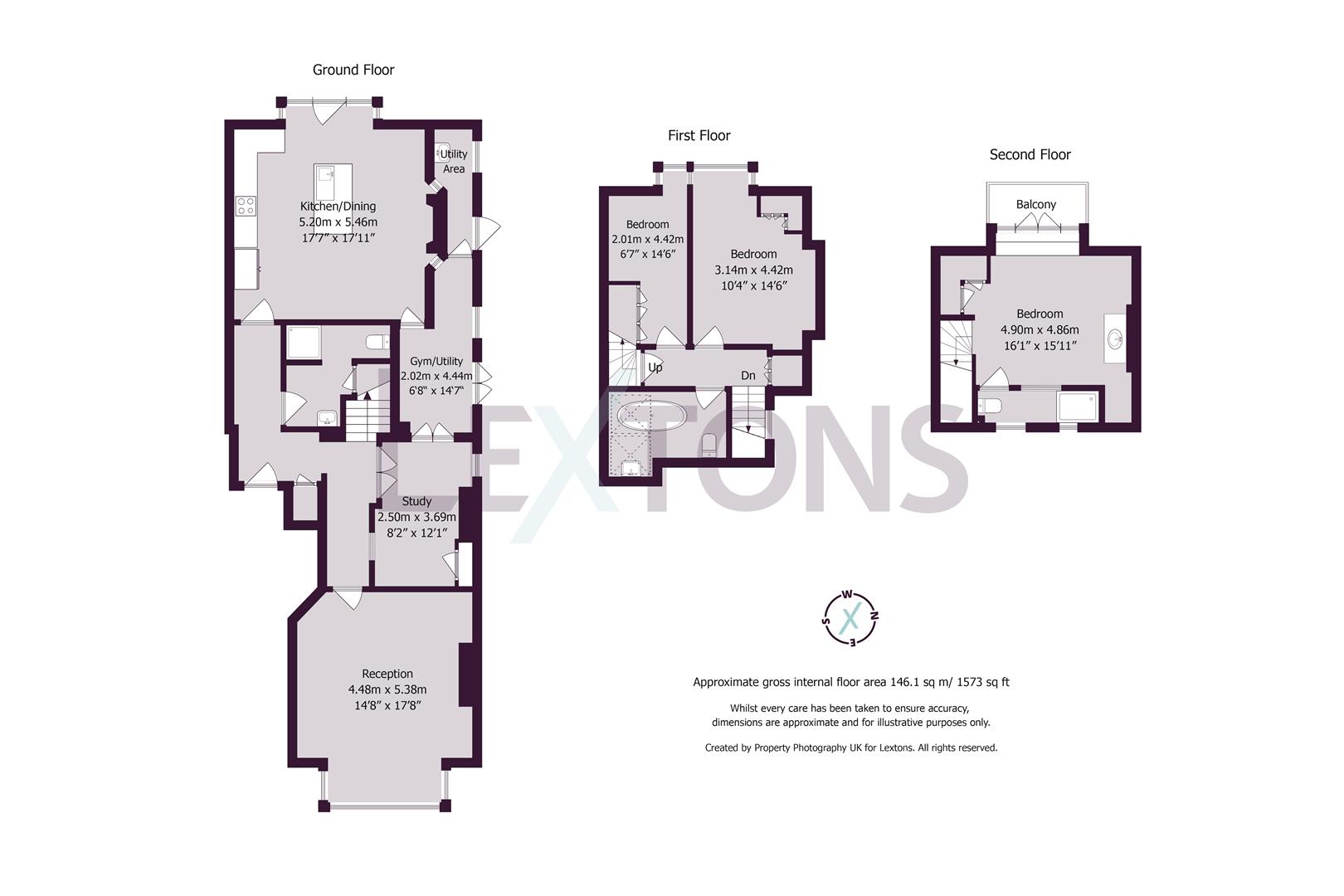 Floorplans For Sackville Gardens, Hove