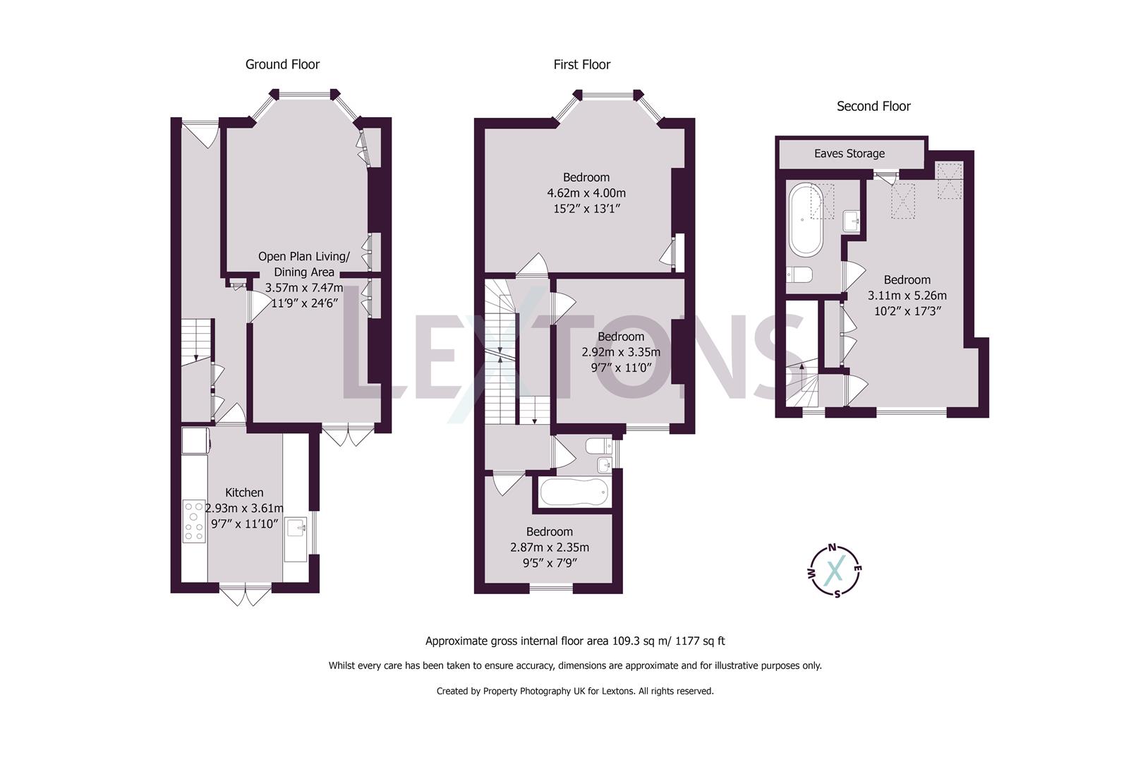 Floorplans For Shakespeare Street, Hove