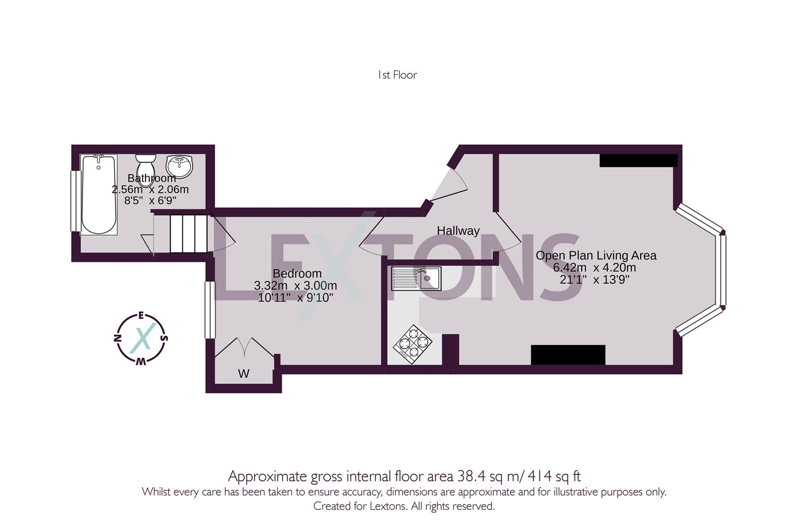 Floorplans For Granville Road, Hove