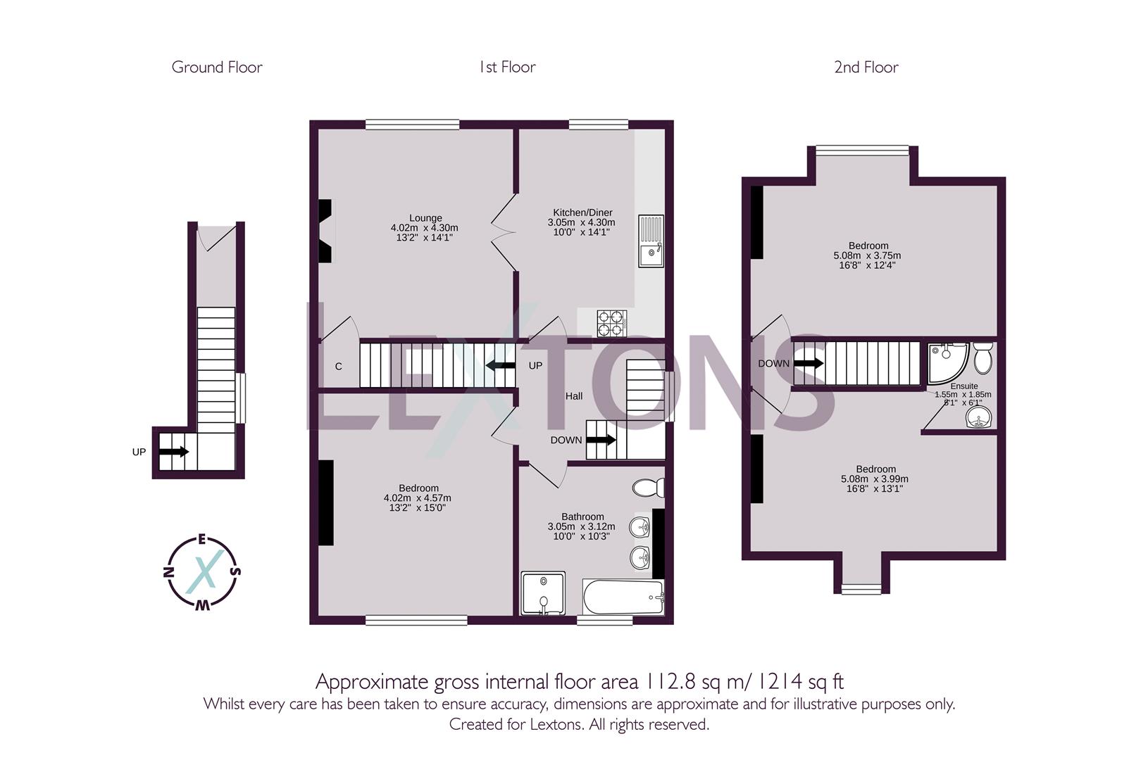 Floorplans For Denmark Villas, Hove