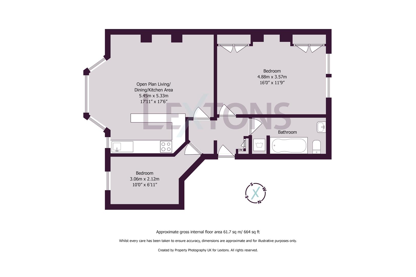Floorplans For Wilbury Villas, Hove