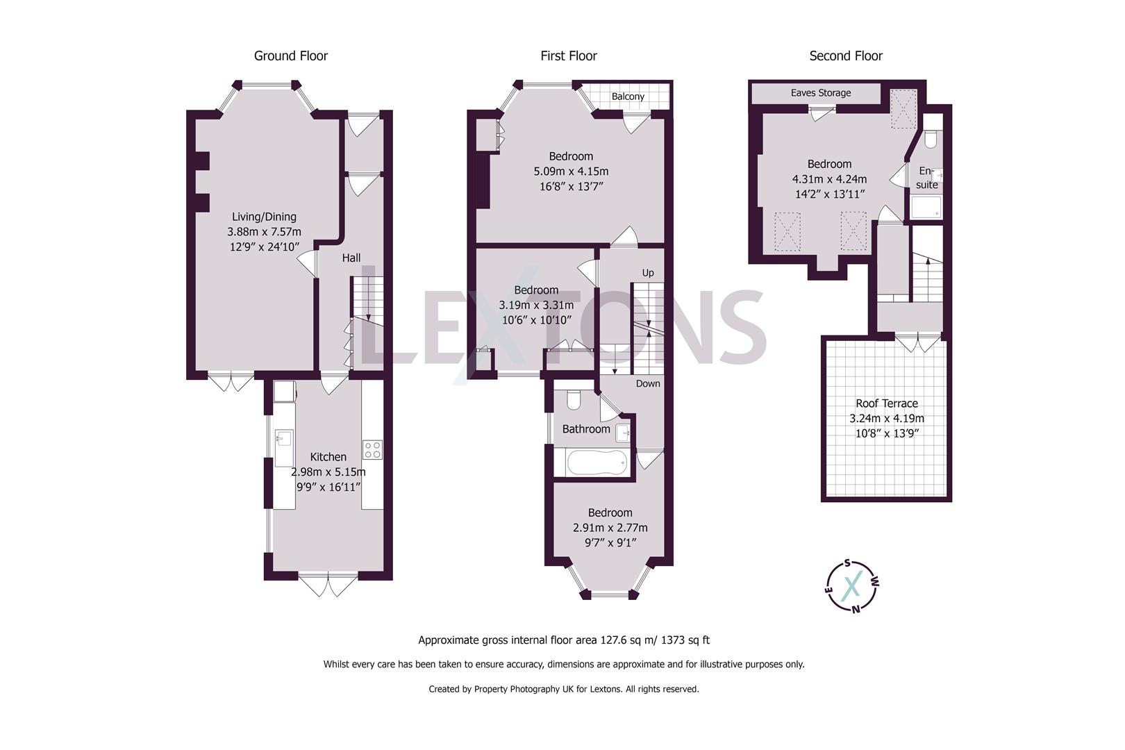 Floorplans For Marine Avenue, Hove