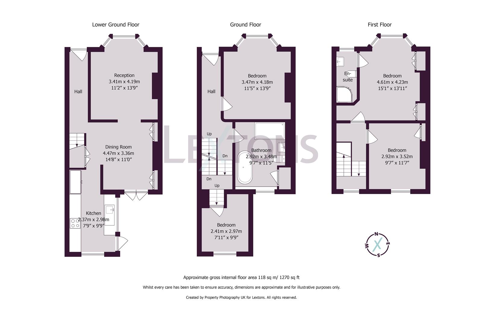 Floorplans For Wordsworth Street, Hove