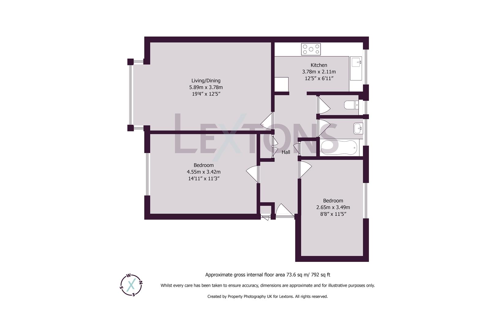 Floorplans For Goldstone Crescent, Hove