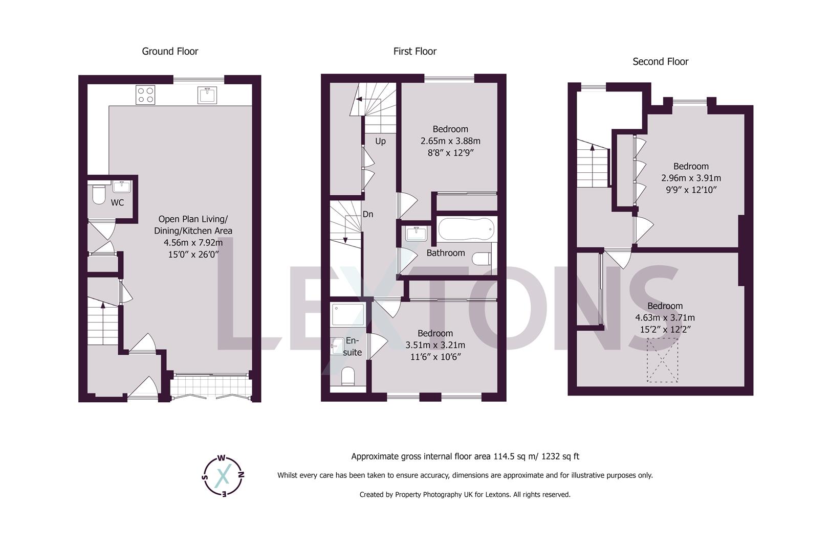 Floorplans For Wilbury Grove, Hove