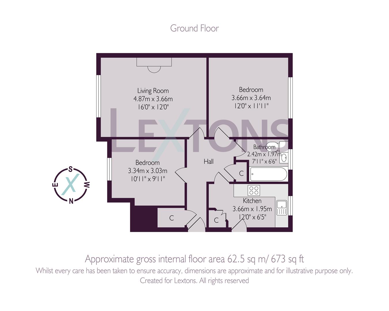 Floorplans For Glebe Villas, Hove