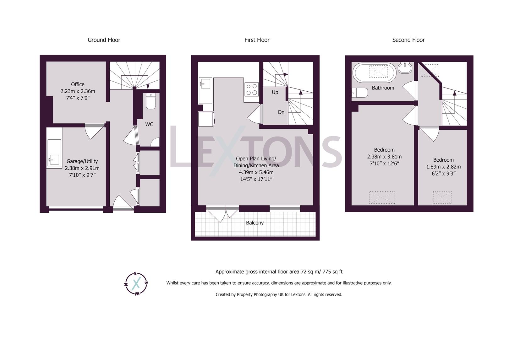 Floorplans For Wynnes Mews, Hove