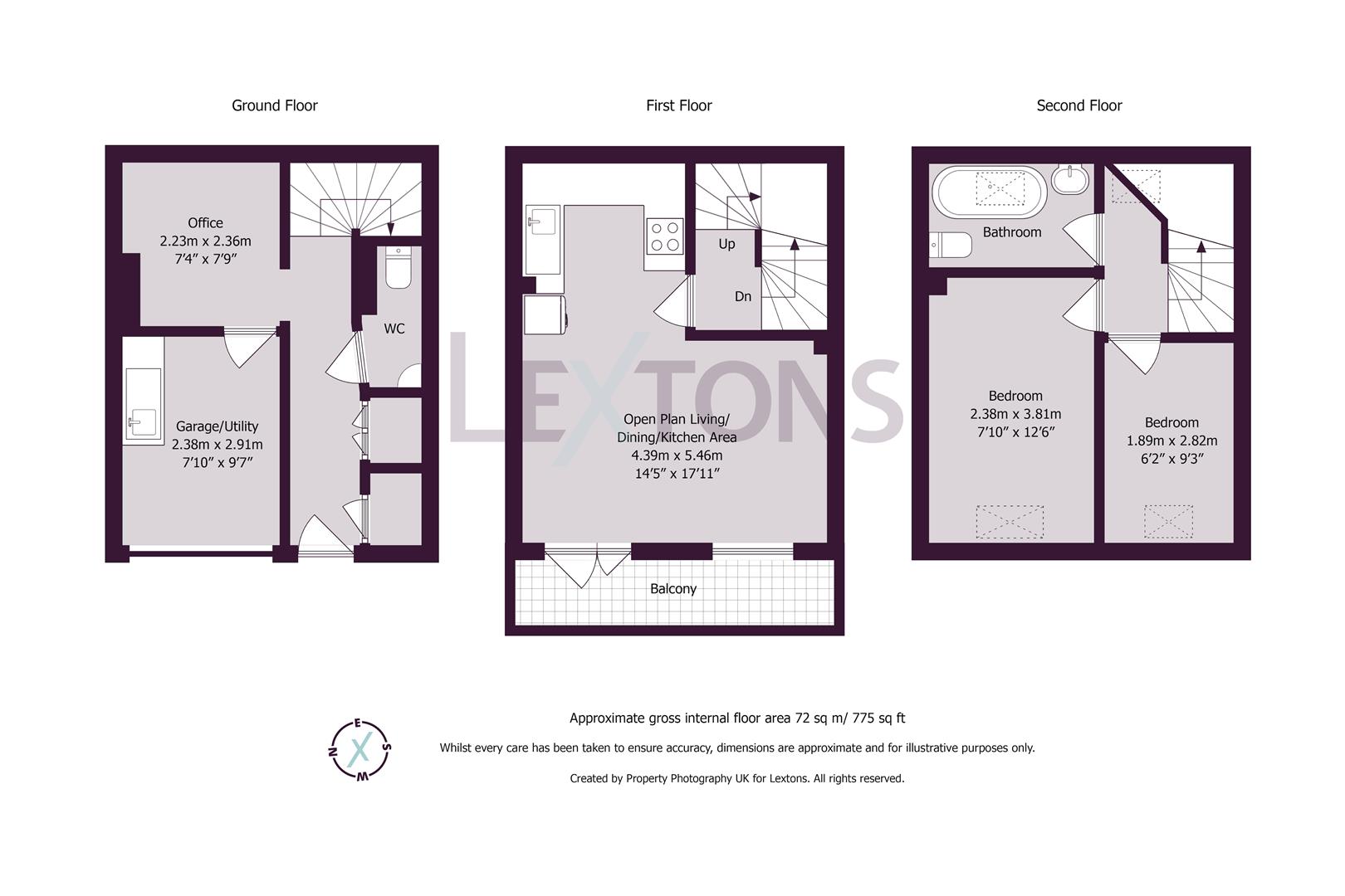 Floorplans For Wynnes Mews, Hove