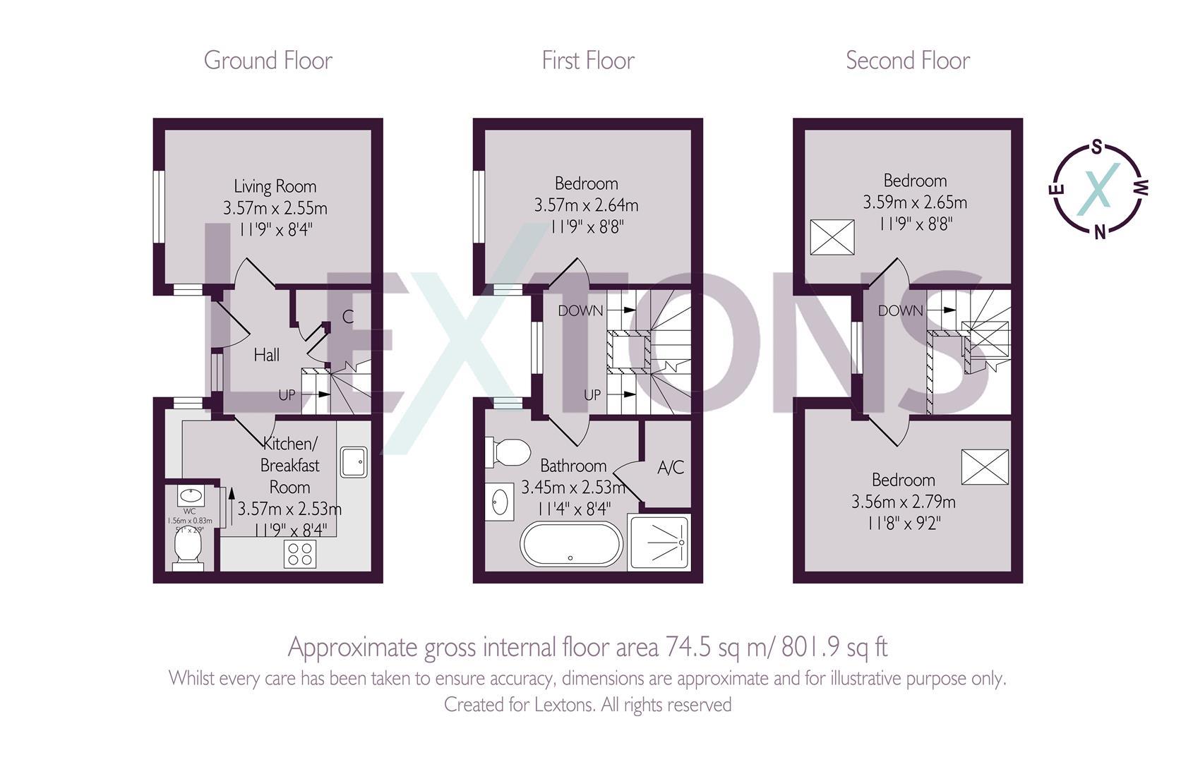 Floorplans For Plot 4, Poets Mews, Shirley Street, Hove