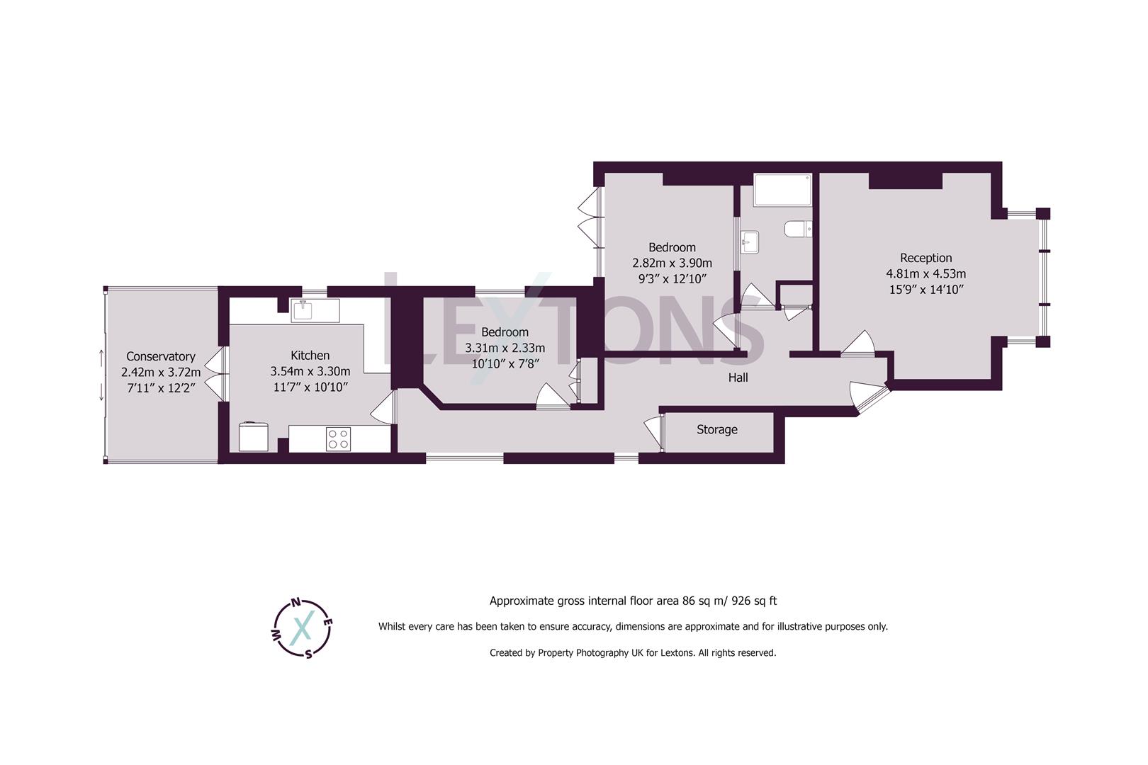 Floorplans For Rutland Gardens, Hove
