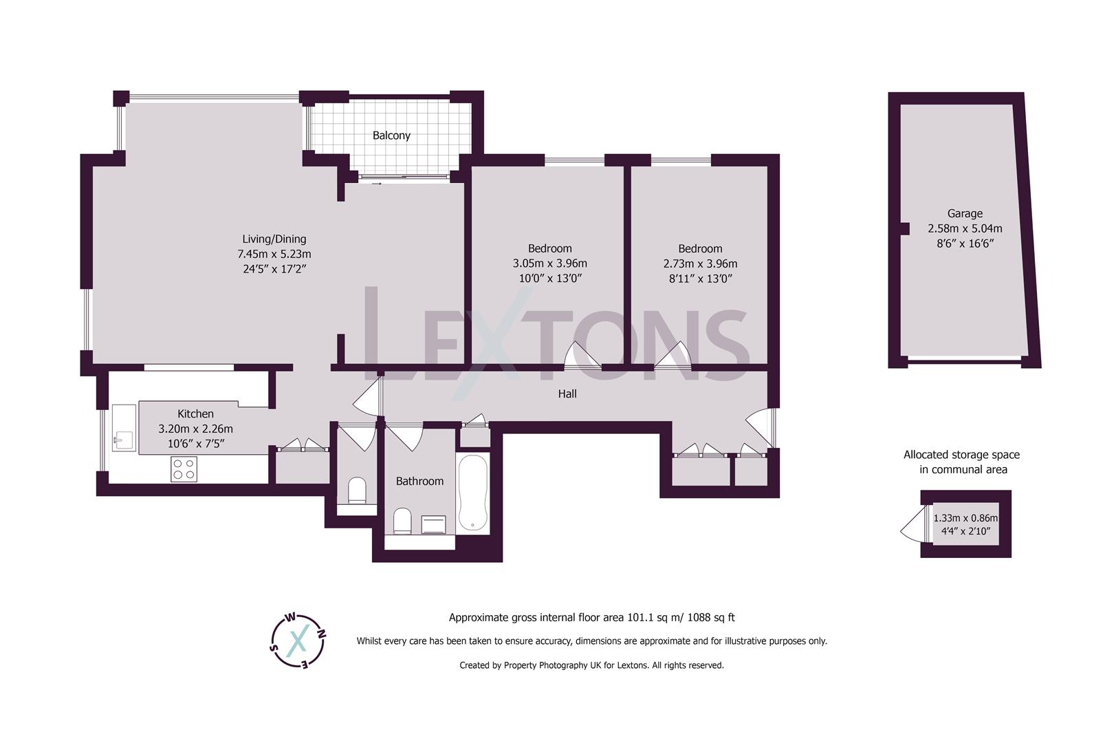 Floorplans For York Avenue, Hove