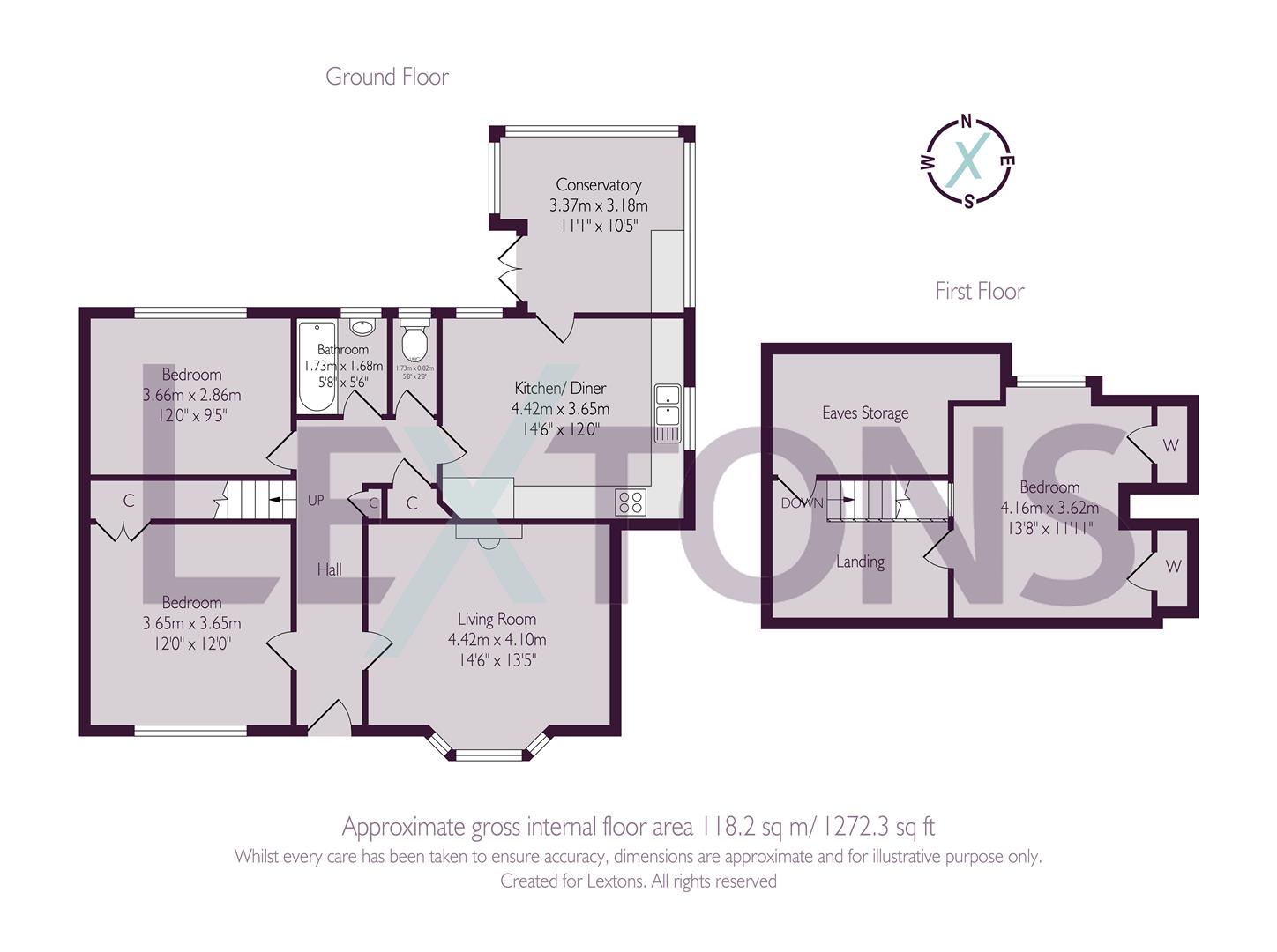 Floorplans For Cuckmere Way, Brighton