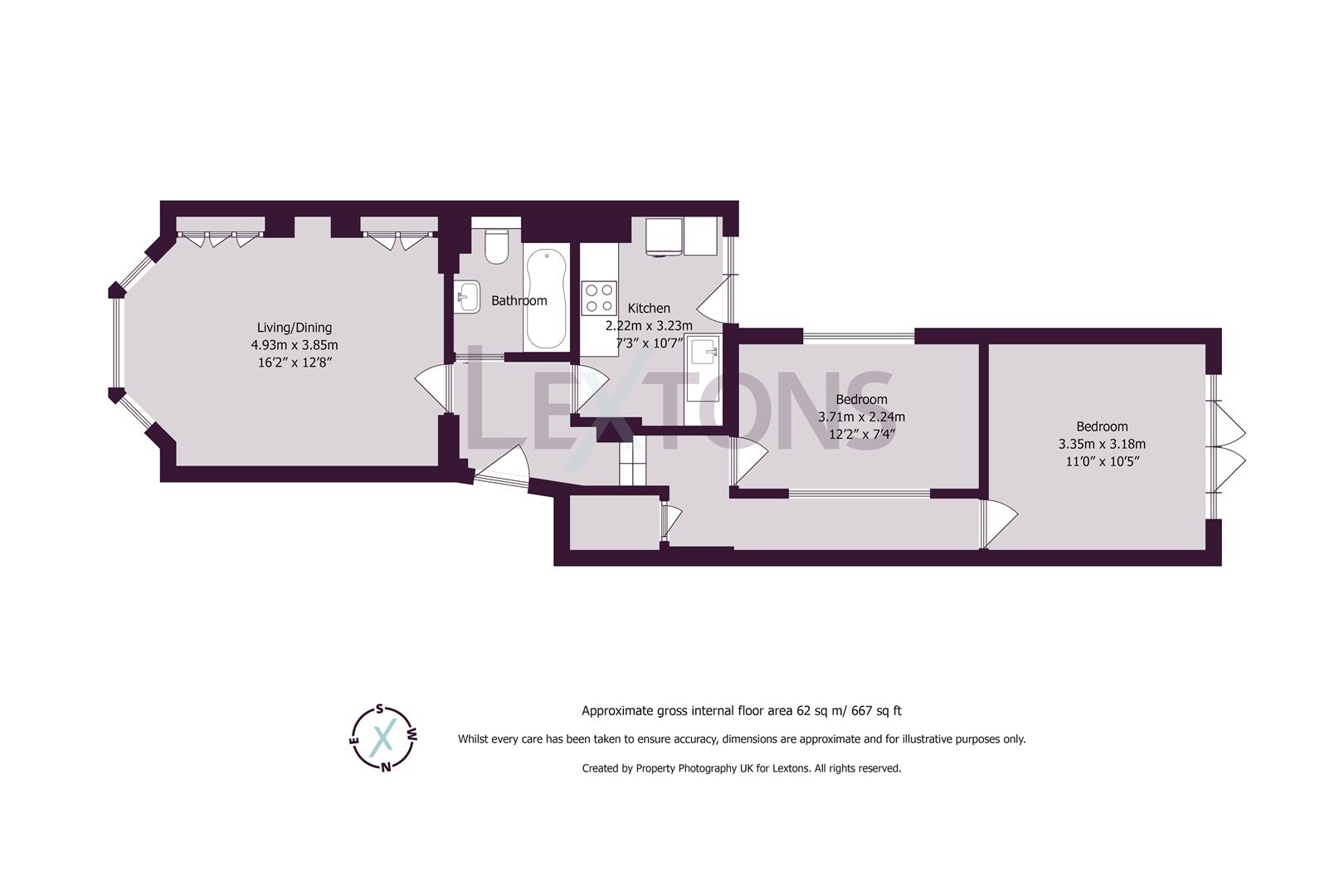 Floorplans For Sackville Road, Hove