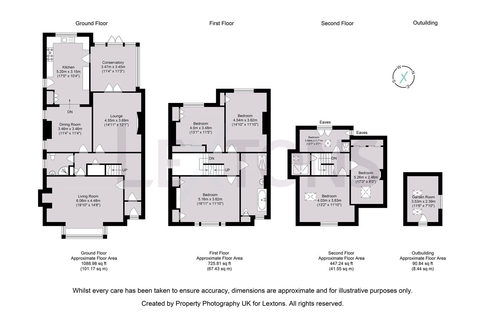 Floorplans For Hove Park Villas, Hove